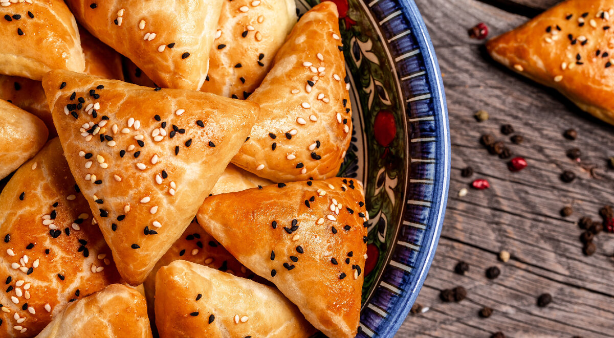 Самса с говядиной — фото